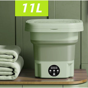 Máquina de Lavar Roupa 11L Dobrável Portátil – Praticidade e Economia no Seu Dia a Dia - LK House