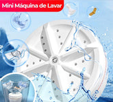 Mini Máquina de Lavar Roupa Turbo Portátil – Compacta e Eficiente - LK House