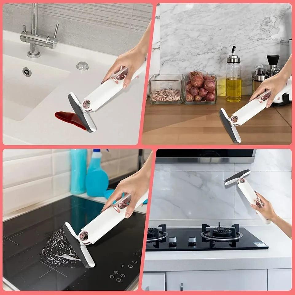Mini Mop de Limpeza Absorvente Auto - Squeeze Multifuncional - LK House