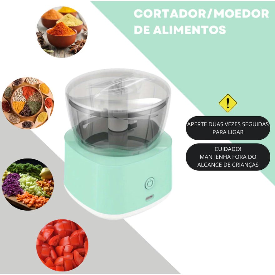 Moedor Elétrico Compacto Sem Fio - EasyGrind Pro - LK House