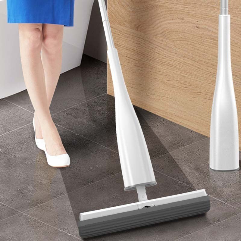 Mop Esfregão Automático Plano Com Esponja - LK House