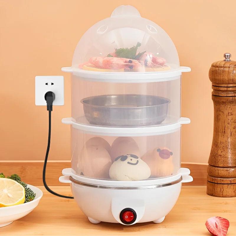Panela Elétrica Multifuncional para Vaporizar Alimentos – Cozinhe de Forma Rápida e Saudável - LK House
