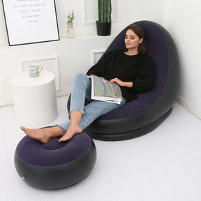 Poltrona e Puff Inflável Ultra Lounge Portátil – Conforto e Versatilidade para Qualquer Ambiente - LK House