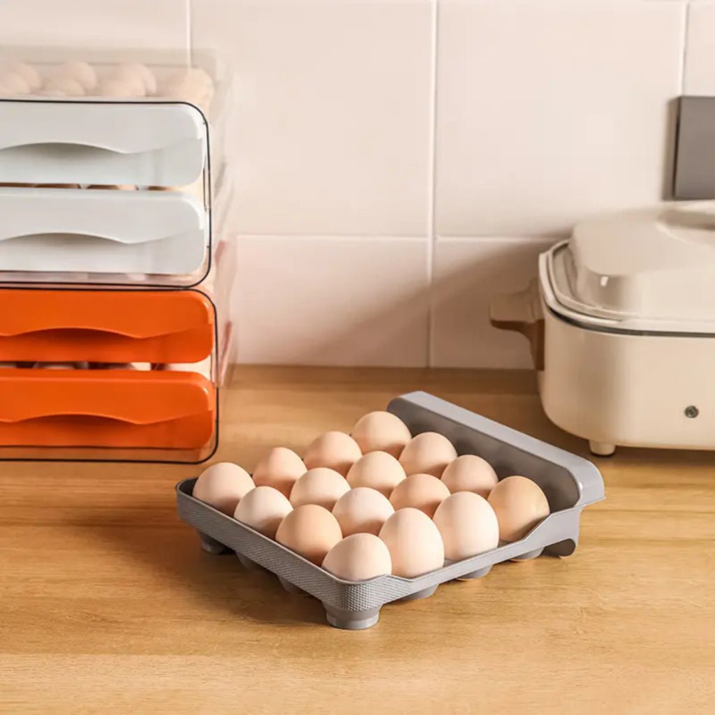 Porta Ovos Empilhável 2 Andares – Mais Organização e Praticidade para Sua Geladeira - LK House