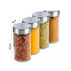 Porta - Tempero Giratório em Prata – Organização e Praticidade na Sua Cozinha! - LK House
