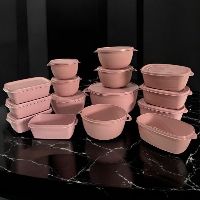 Potes Herméticos Kit com 15 Unidades - Ultra Resistentes e Modernos para Organização - LK House
