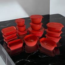 Potes Herméticos Kit com 15 Unidades - Ultra Resistentes e Modernos para Organização - LK House