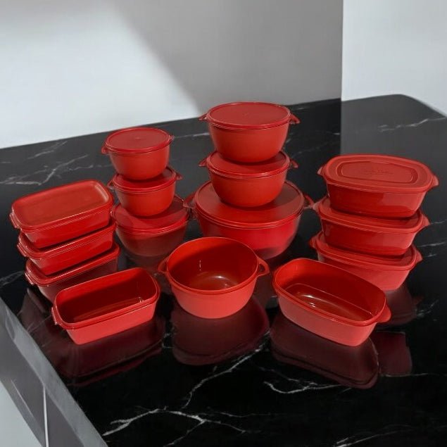 Potes Herméticos Kit com 15 Unidades - Ultra Resistentes e Modernos para Organização - LK House