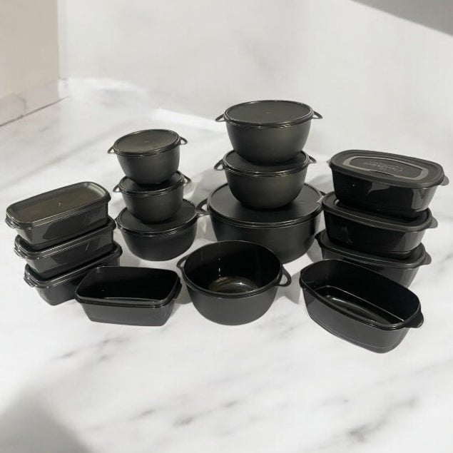 Potes Herméticos Kit com 15 Unidades - Ultra Resistentes e Modernos para Organização - LK House