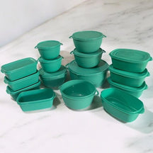 Potes Herméticos Kit com 15 Unidades - Ultra Resistentes e Modernos para Organização - LK House