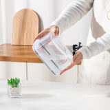 Potes para Geladeira com Tampa – Kit com 3 Organizadores para Mais Frescor e Organização - LK House