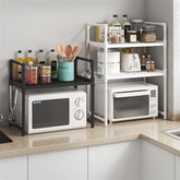 Suporte Organizador Para Microondas Rack Organizar Sua Cozinha Condimentos Temperos Pratos E Copos