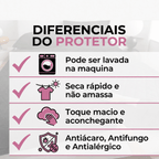 Protetor de Colchão 100% Impermeável Casal com Elástico - LK House