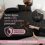 Protetor de Colchão 100% Impermeável Casal com Elástico - LK House