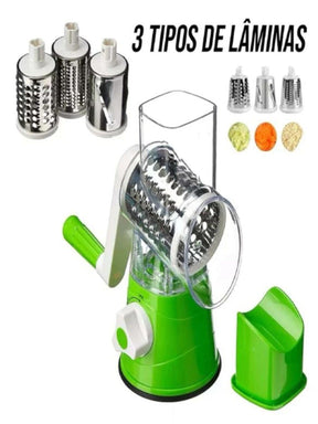 Ralador de Legumes Multifuncional 3 em 1 Manual - LK House