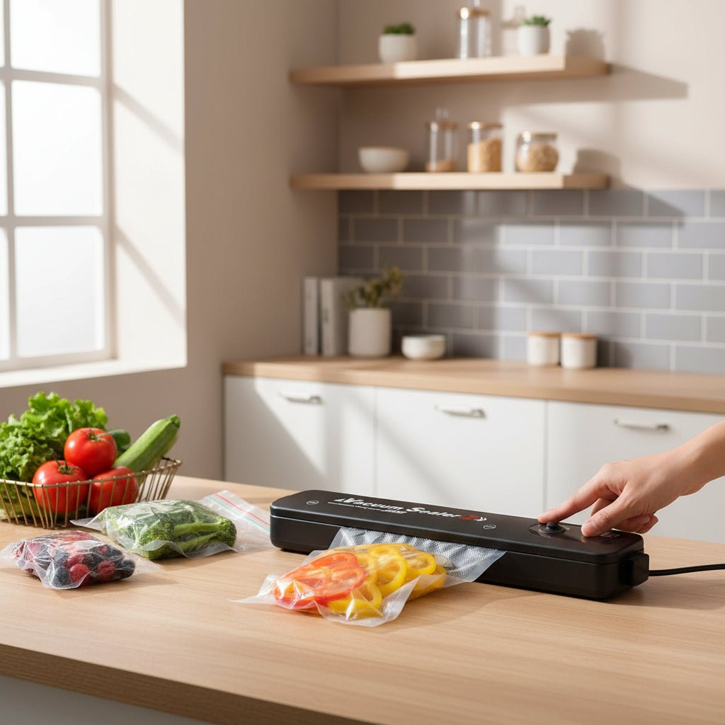Seladora a Vácuo Doméstica Bivolt – Mais Conservação e Organização para Seus Alimentos - LK House
