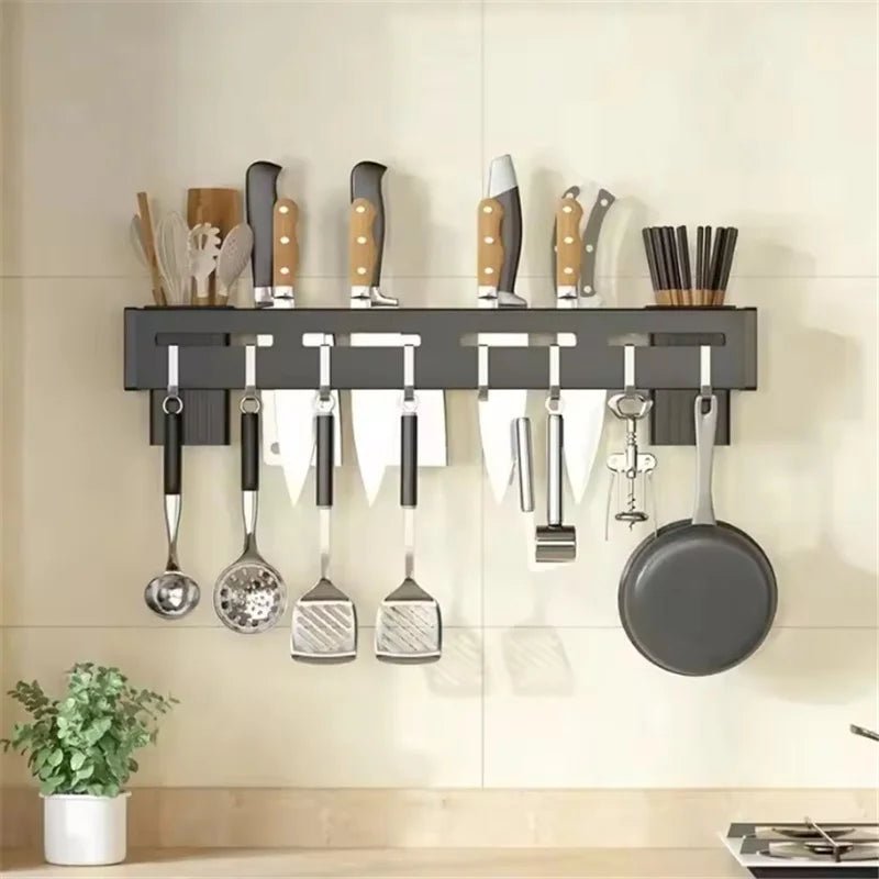 Suporte Organizador de Facas em Aço Inox – Mais Organização e Praticidade para Sua Cozinha - LK House