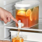 Suqueira Plástica 3L com Torneira – Mais Praticidade e Organização para Sua Geladeira - LK House