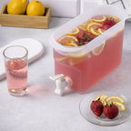 Suqueira Plástica 3L com Torneira – Mais Praticidade e Organização para Sua Geladeira - LK House