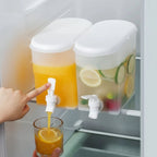 Suqueira Plástica 3L com Torneira – Mais Praticidade e Organização para Sua Geladeira - LK House