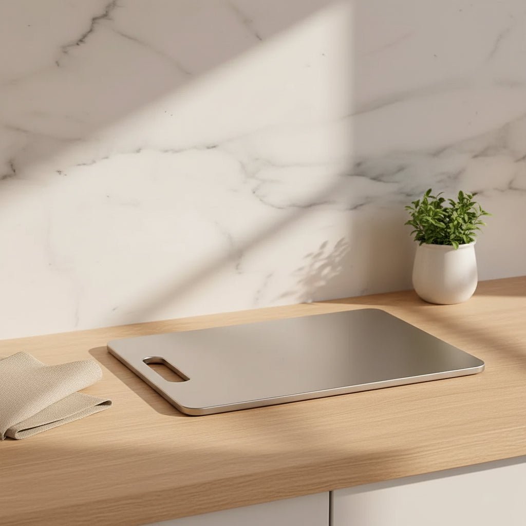 Tábua de Corte Profissional em Aço Inox 304 — Mais Higiene e Durabilidade para Sua Cozinha - LK House