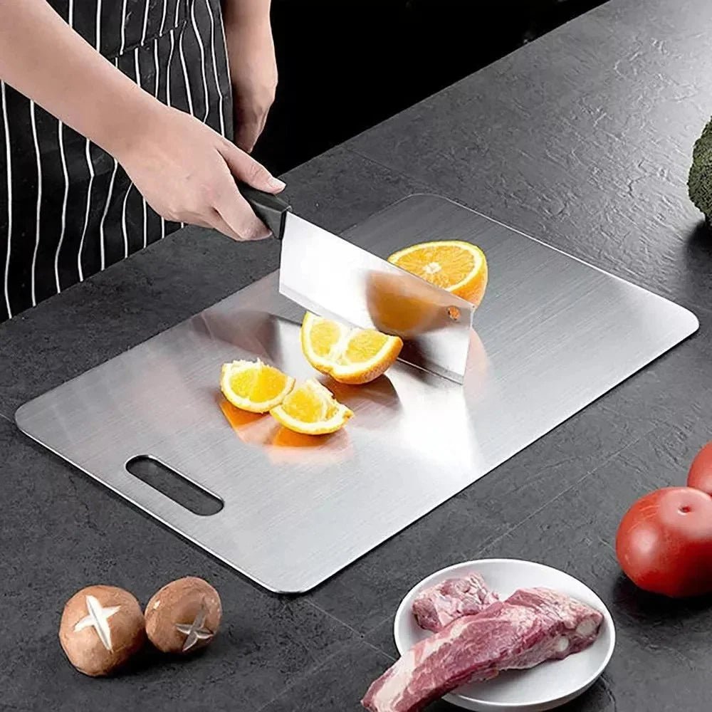 Tábua de Corte Profissional em Aço Inox 304 — Mais Higiene e Durabilidade para Sua Cozinha - LK House
