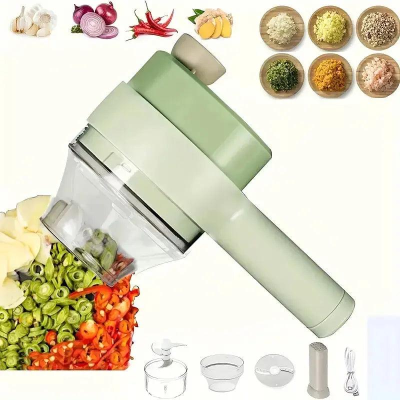 Triturador de Vegetais Elétrico Sem Fio 4 em 1 - LK House