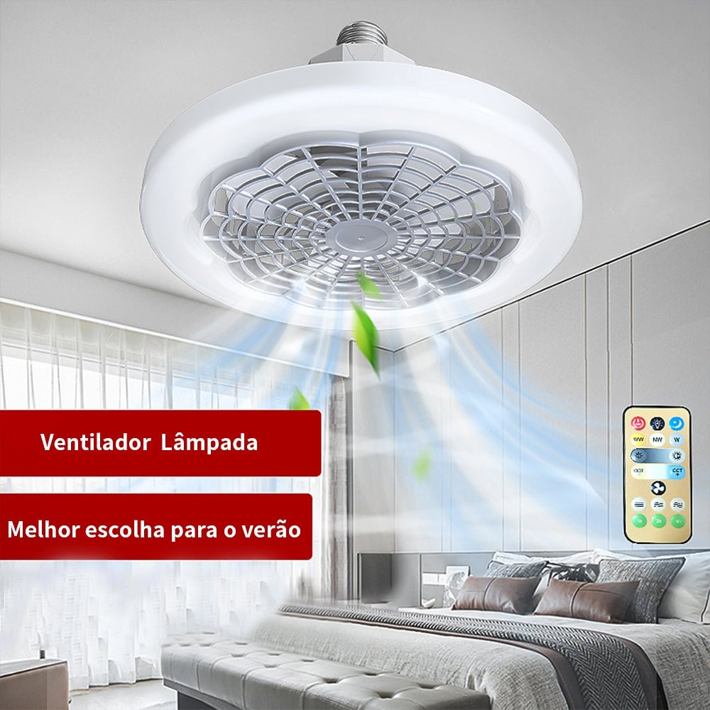 Ventilador de Teto LED – Design Moderno e Conforto para Sua Casa - LK House